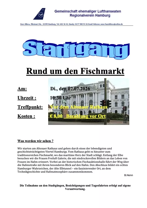 Unsere Stadtgänge