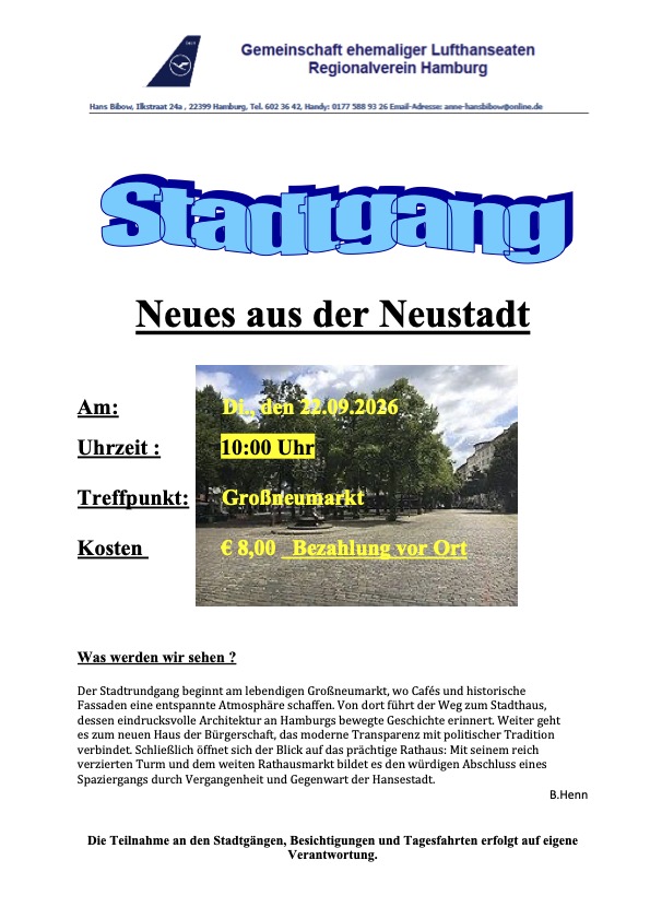 Unsere Stadtgänge
